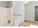Updated bathroom with modern fixtures and granite countertop at 2636 Suzanne Ln, Acworth, GA 30102