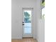 Bright interior doorway leading to outdoor patio space with black hardware at 90 Cleveland Unit B Se St, Atlanta, GA 30316