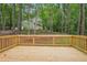 Large wood deck overlooking wooded backyard at 2279 Lakeview Pkwy, Villa Rica, GA 30180