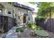 Backyard of home with exterior view of building and privacy fence at 301 Lakemoore Ne Dr # B, Atlanta, GA 30342
