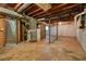 Unfinished basement with concrete floor and walls, ready for your personal touches and customization at 2350 Maxine Se Dr, Marietta, GA 30067