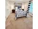 Bedroom features a beautiful wood accent wall and a comfortable bed at 3701 Shallowford Rd, Marietta, GA 30062