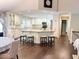 Gorgeous kitchen featuring a large center island, granite countertops, and custom white cabinetry at 3701 Shallowford Rd, Marietta, GA 30062