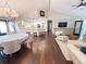 Expansive open-concept living space with views of a modern kitchen and dining area, perfect for entertaining at 3701 Shallowford Rd, Marietta, GA 30062