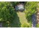 Aerial view of the home showcasing its well-maintained lawn and landscaping at 3812 Stonewall Nw Dr, Kennesaw, GA 30152