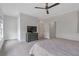 Bedroom with fan and a view of the hallway at 963 Forrest St, Roswell, GA 30075