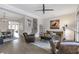 Inviting living room featuring hardwood floors, stylish decor, and comfortable seating at 963 Forrest St, Roswell, GA 30075