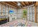 Unfinished basement with visible insulation offers potential for customization and added living space at 4050 Arrow Head Trl, Cumming, GA 30041