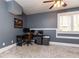 Office space featuring a desk and chair with a window providing natural light and gray wall color at 79 Anniston Se Ave, Atlanta, GA 30317