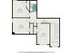 Second floor layout with bedrooms and bathroom at 2798 Glenlocke Nw Cir, Atlanta, GA 30318