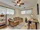 Cozy home office features a comfortable sofa, desk, and stylish decor at 3081 Anthony Dr, Decatur, GA 30033