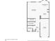 First floor layout of the home featuring a living room, kitchen, breakfast nook, garage, foyer, bathroom and stairs at 138 Fox Creek Dr, Woodstock, GA 30188