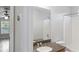 Clean bathroom with granite vanity, ceramic tile shower, and modern fixtures for a comfortable experience at 481 Jefferson Chase Se Cir, Atlanta, GA 30354