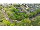 Aerial view of a river surrounded by lush green trees near the property at 115 Peachtree Memorial Nw Dr # C1, Atlanta, GA 30309