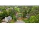 Aerial view of a neighborhood with mature trees, lush greenery, and well-maintained lawns at 3070 Branford Ct, Marietta, GA 30062