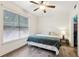 Inviting bedroom with wood-look floors, natural light and a closet for storage at 5559 Glenridge Dr # 1103, Sandy Springs, GA 30342