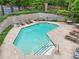 Inviting community pool with lounge chairs and patio furniture, perfect for relaxation at 5559 Glenridge Dr # 1103, Sandy Springs, GA 30342