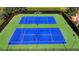 An aerial shot of well-maintained tennis courts showcases recreational facilities at 10898 Gallier St, Johns Creek, GA 30022