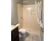 Clean bathroom featuring a shower stall and toilet at 3416 N Cook Rd, Powder Springs, GA 30127