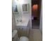 Small bathroom with a vanity and linoleum flooring at 3416 N Cook Rd, Powder Springs, GA 30127