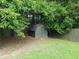 Backyard featuring a storage shed at 3416 N Cook Rd, Powder Springs, GA 30127