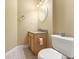 Practical half bathroom with single vanity at 109 J O Simmons Path, Douglasville, GA 30134