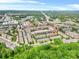 Aerial view of the community highlighting its convenient location, landscaping, and townhouse units at 2292 W Village Junction Se Way, Smyrna, GA 30080