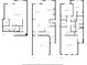 Full floorplan includes the basement, main level, and upstairs layout at 2292 W Village Junction Se Way, Smyrna, GA 30080