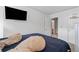 Bedroom features a TV, basketball hoop, and comfortable teddy bear at 2826 Snapfinger Mnr, Decatur, GA 30035