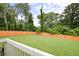 Large, fenced backyard with lush green grass, and wooden fence, ideal for outdoor activities at 2103 Blue Creek Ct, Conley, GA 30288