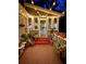 Charming enclosed back patio with string lights and lots of plants at 2910 Edwards Ct, Marietta, GA 30068