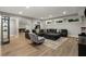 Finished basement includes living area and windows for natural light at 12815 Oak Falls Dr, Alpharetta, GA 30009