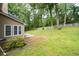 Spacious backyard with lush greenery and a patio area, perfect for outdoor enjoyment at 1593 Brynwood Nw Ct, Acworth, GA 30101
