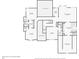 Second floor plan layout with clearly marked rooms, including bedrooms, bathrooms, closets, and laundry area at 1888 Sever Creek Cir, Lawrenceville, GA 30043