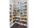 Walk-in pantry with ample storage shelves at 4207 N Carver Dr, Atlanta, GA 30360