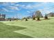 Spacious, newly sodded backyard with lush green grass and young trees at 1215 Elowen Dr, Austell, GA 30168