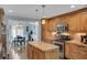 Spacious kitchen with wood cabinets, an island, stainless appliances, and open layout at 1050 Chestnut Hill Sw Cir, Marietta, GA 30064