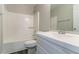 Bathroom with a shower-tub combo and single sink vanity at 2950 Camary Place Se Dr, Conyers, GA 30094