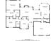 Detailed floorplan of a 2000 sq ft home featuring 3 bedrooms, living room, kitchen, dining area, breakfast nook, and garage at 2950 Camary Place Se Dr, Conyers, GA 30094