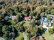 Expansive aerial view of the estate with lush landscaping, mature trees, and neighboring luxury properties at 15 Cherokee Nw Rd, Atlanta, GA 30305