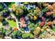 Bird's-eye view of a sprawling property with mature trees, colorful foliage, and meticulously maintained grounds at 15 Cherokee Nw Rd, Atlanta, GA 30305