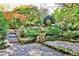 Tranquil garden featuring stone features, lush plantings, and natural landscaping at 15 Cherokee Nw Rd, Atlanta, GA 30305