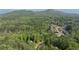 High aerial showcasing a serene community surrounded by abundant trees, offering peaceful living and a connection with nature at 310 Anders Path, Marietta, GA 30064