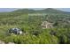 Beautiful aerial view with Kennesaw Mountain visible in the background, showcasing the home's scenic location at 310 Anders Path, Marietta, GA 30064