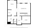 Basement floor plan featuring a bedroom, recreation room, walk-in closet, bathroom, and storage area at 1126 Gate Post Ct, Powder Springs, GA 30127
