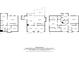 Detailed floor plan showcasing layout of first, second, and third floors at 1126 Gate Post Ct, Powder Springs, GA 30127