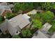 Aerial view of the home displaying its large backyard and additional patio space at 26 Clarendon Ave, Avondale Estates, GA 30002
