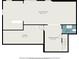 Basement floor plan with recreational areas, storage, and bathroom for versatile usage at 351 Old Orchard Ct, Marietta, GA 30068