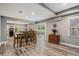 An open dining area adjacent to the finished basement features hardwood floors and natural light at 351 Old Orchard Ct, Marietta, GA 30068