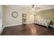 Inviting living room featuring hardwood floors, neutral paint, ample natural light, and decorative furnishings at 351 Old Orchard Ct, Marietta, GA 30068